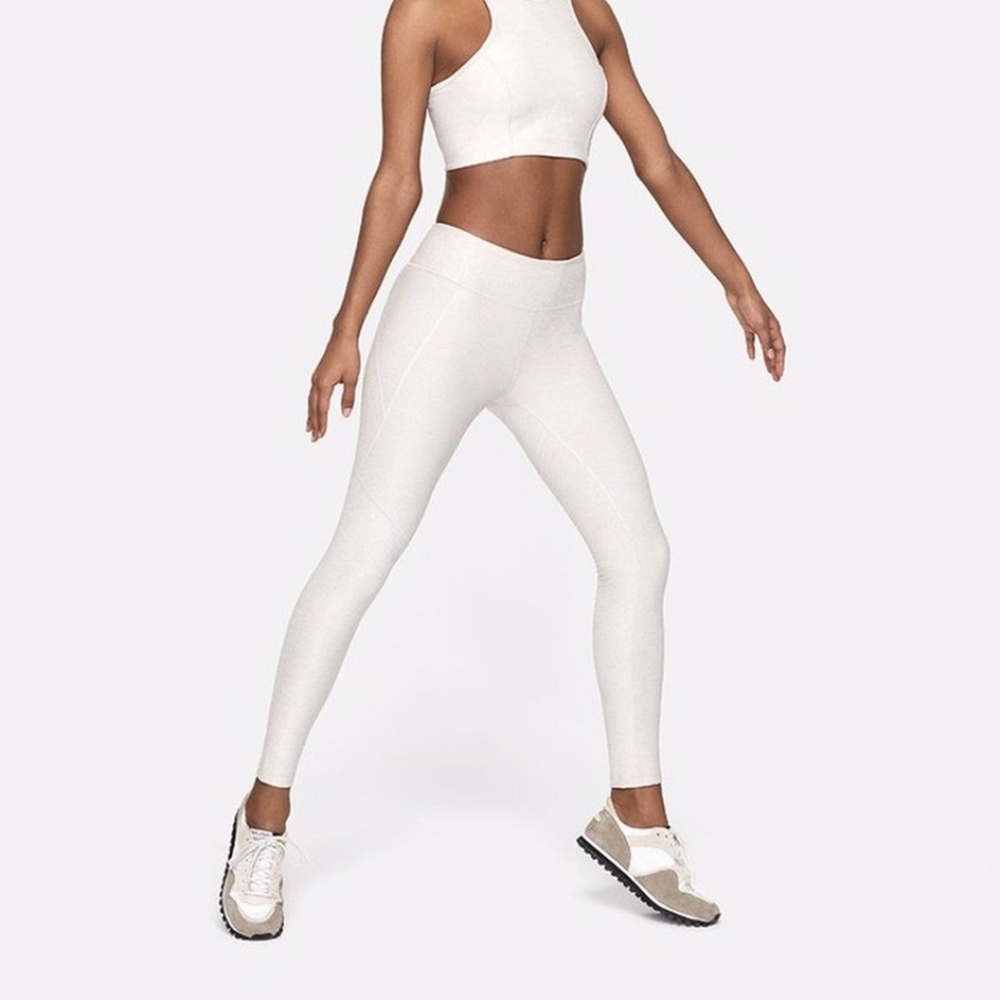 Outdoor Voices 7/8 Warmup Leggings in Oatmeal